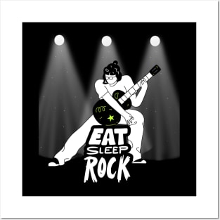 Rock & Roll . Eat Sleep Rock Posters and Art